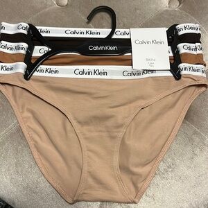 Calvin Klein three pack bikini panties, new